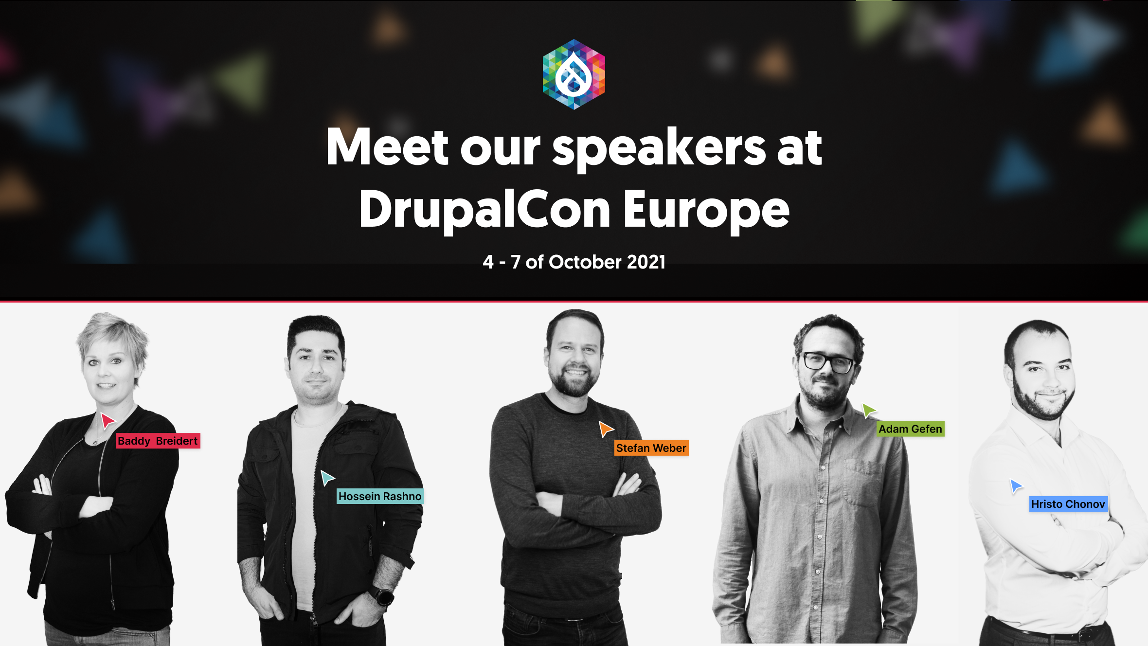Meet our speakers at DrupalCon Europe