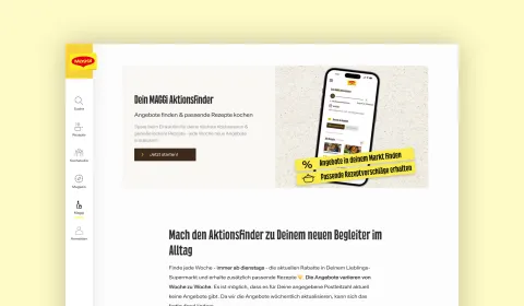 Aktionsfinder auf Maggi.de