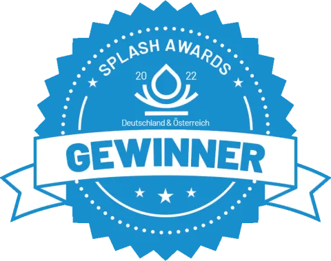 Splash Awards Winner Badge 2022