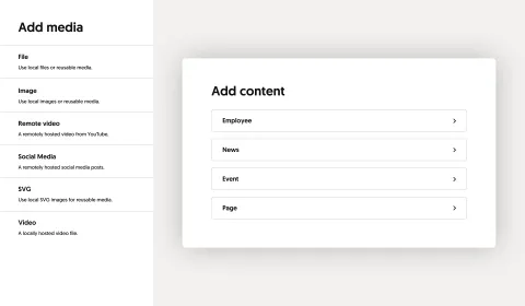 Tipos de contenido y formatos multimedia estándar