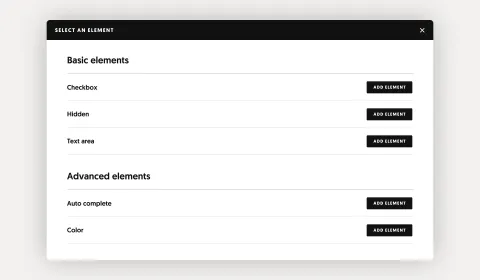 Formularios web personalizables