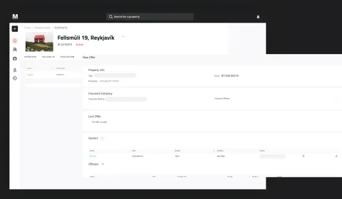 Screenshot showing the functionality to create a new offer