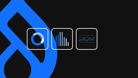 Drupal search interface with three data visualisation charts