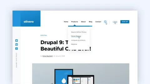 Search API video preview with play button